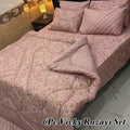 Premium 6 Piece Comforter Set – Soft Pink Floral Edition