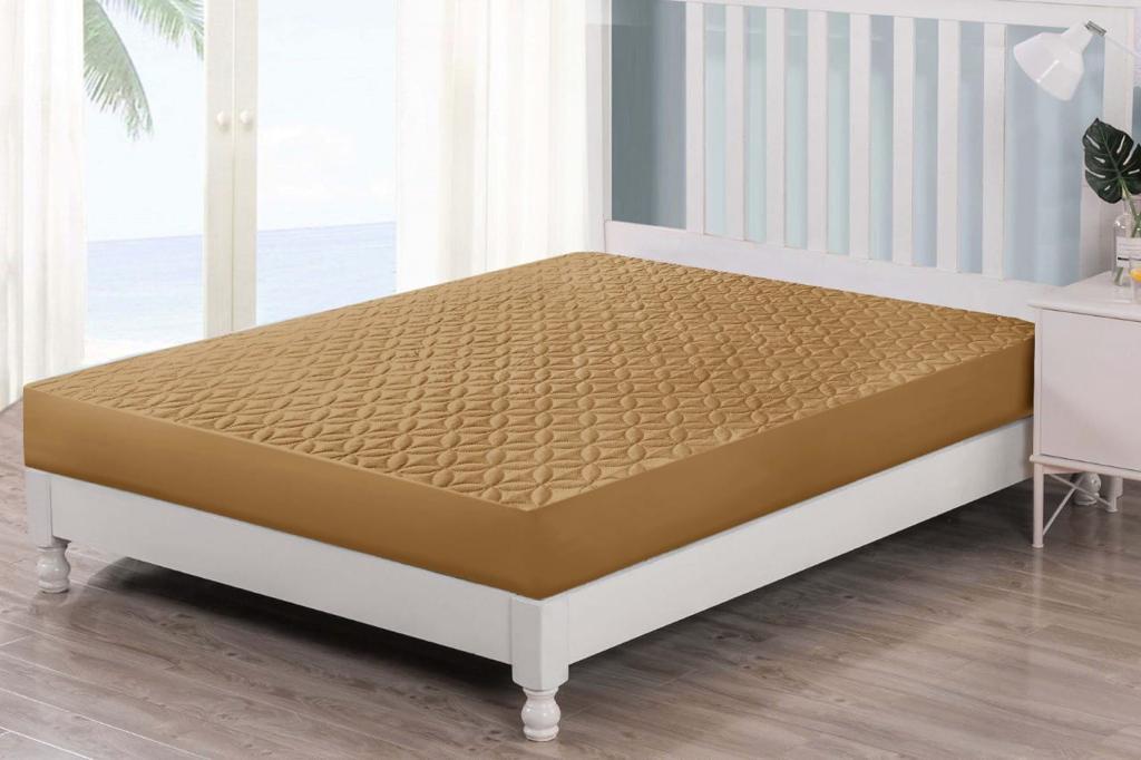 Bedarina Premium Quilted Mattress Protector – Camel