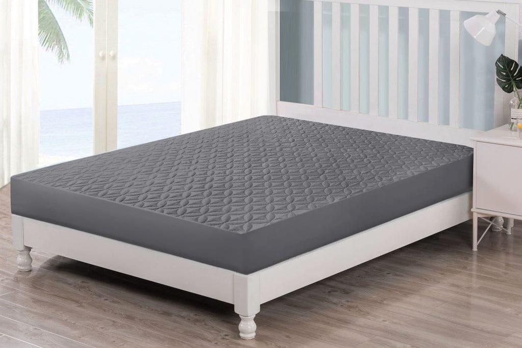 Bedarina Premium Quilted Mattress Protector – Grey