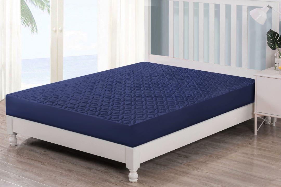 Bedarina Premium Quilted Mattress Protector – Blue
